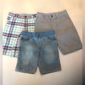 Three Pair Boys Size 6 Shorts Including Carter's and Epic Threads